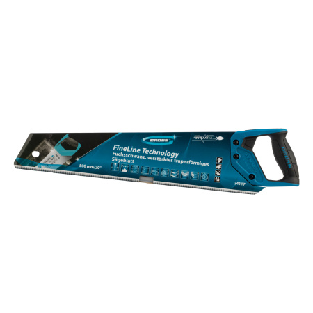 Ножовка по дереву Piranha, усиленное трапецевидное полотно, 500 мм, 11-12 TPI, зуб3D, каленый зуб, двухкомпонентная рукоятка Gross цена