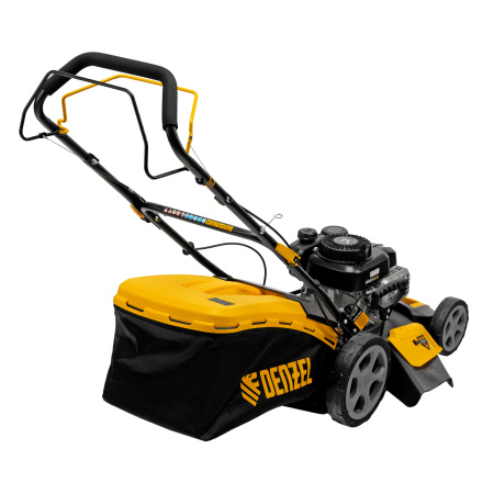 Газонокосилка бензиновая GLR-460SP-ZS, 149 см3, ширина 46 см, привод, травосборник 65 л Denzel цена