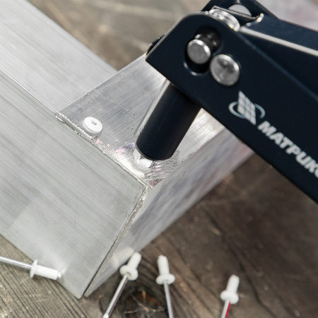 Заклепки 4.0 х 10 мм RAL 9003, сигнально-белые, 50 шт Matrix цена