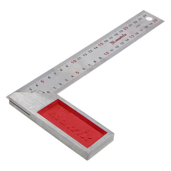 Угольник стальной, 250 мм, градуировка Matrix цена