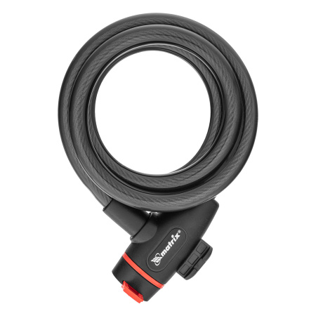 Замок тросовый универсальный с держателем, 12 х 1200 мм Matrix цена