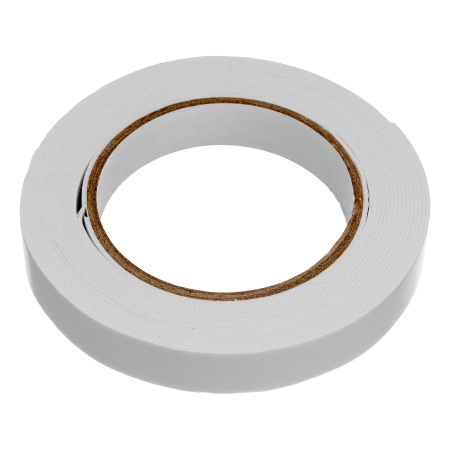 Лента клейкая на вспененной основе, двусторонняя белая 25 мм х 5 м Matrix цена