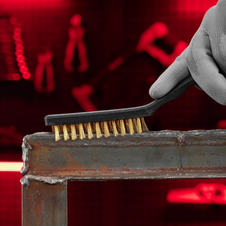 Набор щеток, 3 шт, металлические с пластмассовой ручкой, большие Matrix