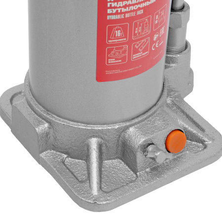 Домкрат гидравлический бутылочный, 16 т, h подъема 230-460 мм Matrix цена