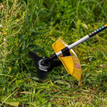 Триммер бензиновый DR-52S, 52 см3, разъемная штанга, состоит из 2 частей Denzel цена