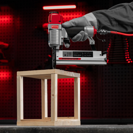 Нейлер-степлер пневматический 2 в 1, с регулировкой глубины забивания, гвозди 18GA, скобы 18GA Matrix цена