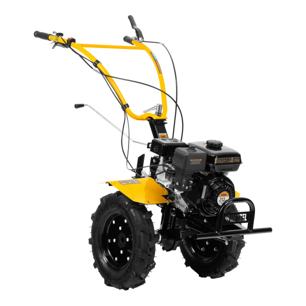 Мотоблок DPT-270X, 7 л.с, дисковое сцепление, ширина 90 см, глубина 35 см, фрез 3 х 4, ВОМ, передачи 2В/1Н Denzel