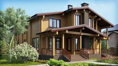 Брус клееный 100х200х6000 мм