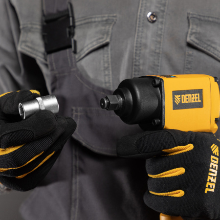 Ударный пневмогайковерт IWS550 Compact, 1/2", 8500 об/мин, 710 Нм Denzel цена