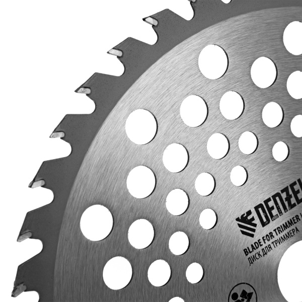 Диск для триммера, 230 х 25.4 мм, толщина 1.3 мм, 40 зубьев Denzel цена