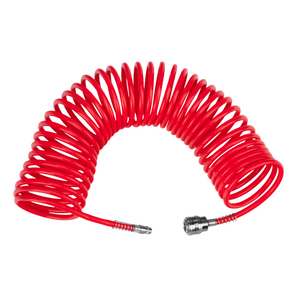 Шланг спиральный воздушный, 10 м, с быстросъемными соединениями Matrix цена