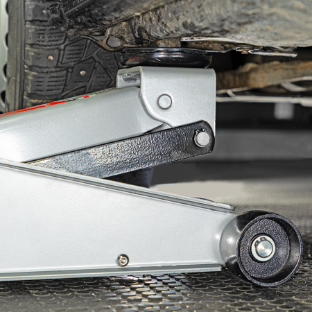 Домкрат гидравлический подкатной профессиональный, быстрый подъем, 3 т, 130-465 мм. Quick Matrix цена