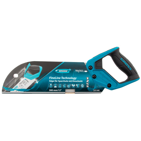 Пила для фанеры с запилом Piranha, 300 мм/12", 11-12 TPI, каленый зуб 3D, двухкомпонентная рукоятка Gross цена