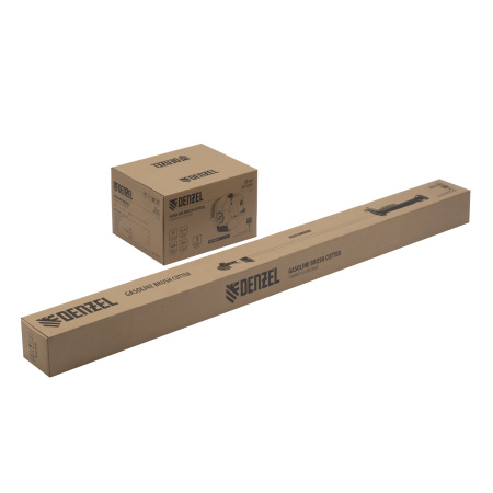 Триммер бензиновый DGT-52-PRO, анти-вибро, 52 см3, неразъем, состоит из 2 частей Denzel цена