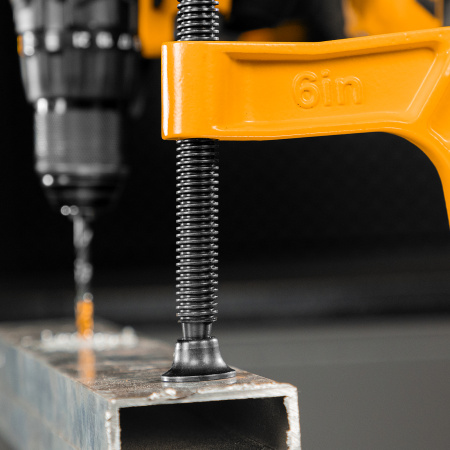 Струбцина G-образная, усиленная, 150 мм Denzel цена