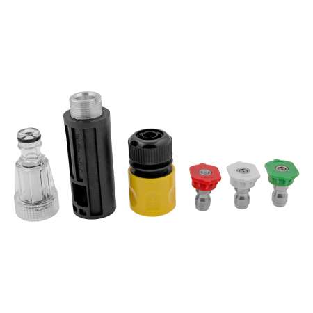 Моечная машина высокого давления R-180i, 2400 Вт, 180 бар, 7.5 л/мин, асинхронный двигатель Denzel