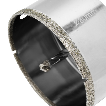 Сверло алмазное по керамограниту, 80 х 67 мм, трехгранный хвостовик Matrix