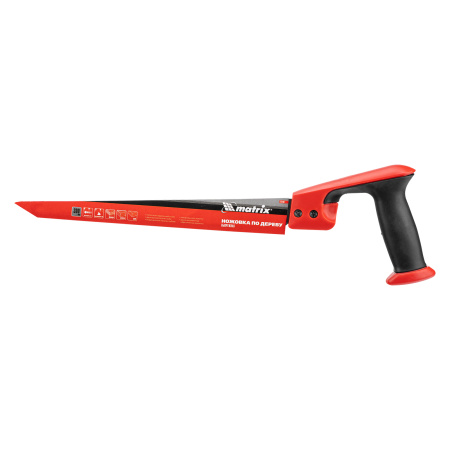 Ножовка по дереву выкружная, 300 мм, каленый зуб, двухкомпонентная рукоятка Matrix цена