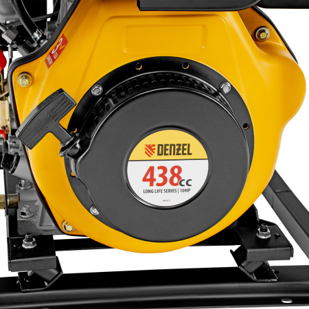 Генератор дизельный DES-55, 5,5 кВт, 230 В, 11 л, ручной стартер Denzel