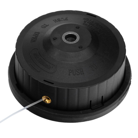 Триммер электрический TE-1200, 1200 Вт, 380 мм, катушка + диск, разборная штанга Denzel цена