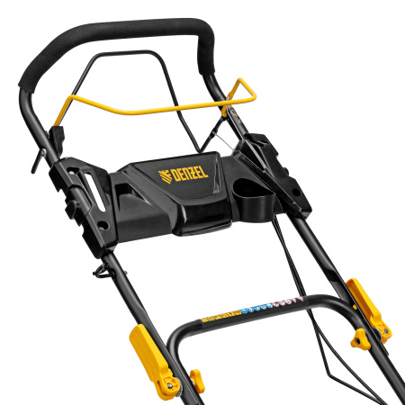 Газонокосилка бензиновая GLD-520SP, 196 куб.см, ширина 52 см, привод, 7 уровней,травосборник 60 л Denzel цена