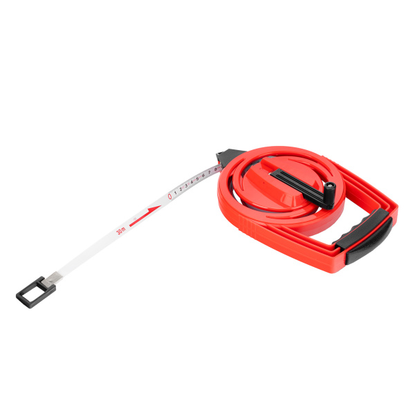 Рулетка геодезическая, 30 м х 12,5 мм, металлическая лента, закрытый корпус Matrix цена