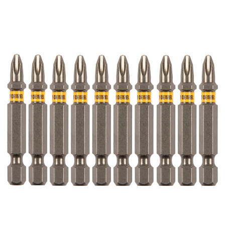 Бита PH2х50, сталь S2, шестигранный профиль, 10 шт. Е 6,3 Denzel