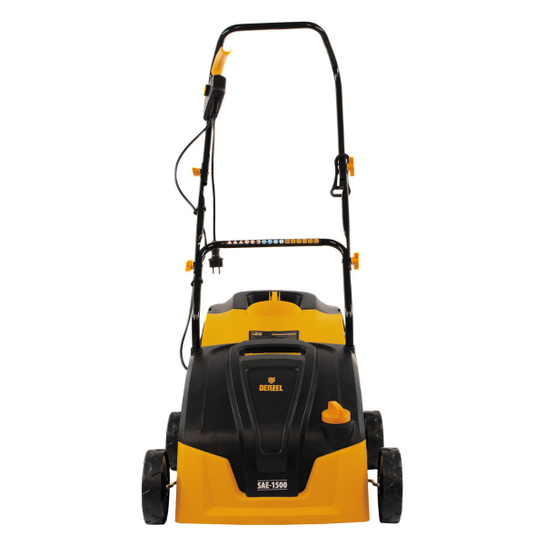 Скарификатор-аэратор  электрический SAE-1500, 1500 Вт, -11/+5 мм, 32 cм Denzel цена