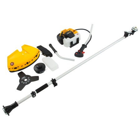 Триммер бензиновый DT 25, 25 см3, 1.3 л. с, неразъемная штанга, состоит из 2 частей Denzel цена