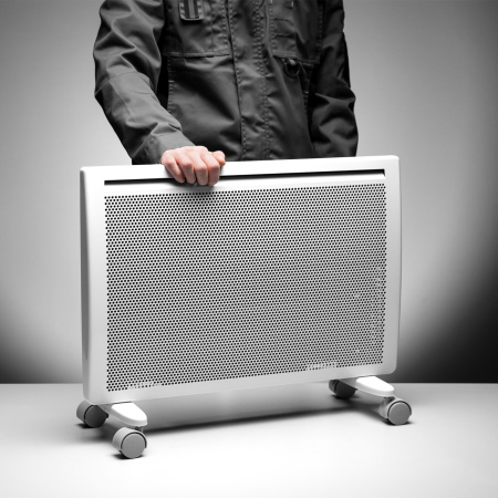 Конвектор гибридный электрический HybridX-1500, ИК нагреватель, цифровой термостат Denzel