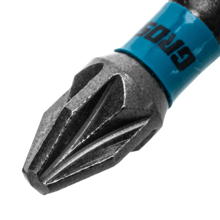Бита торсионная PZ2 x 25 мм, для ударных шуруповертов, 10 шт. Gross
