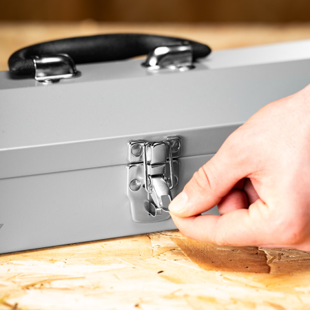 Ящик для инструмента, 410 х 154 х 95 мм, металлический Matrix цена