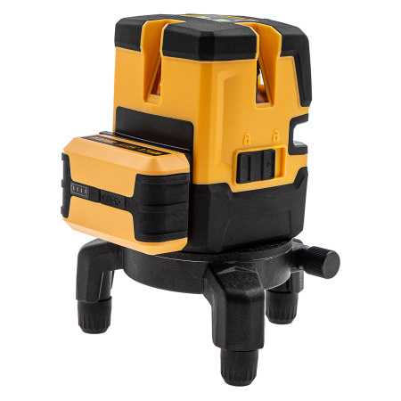 Лазерный уровень LX 06 Green, 30 м, 520 нм, аккумулятор Li 5200 mAh, резьба 5/8" Denzel цена