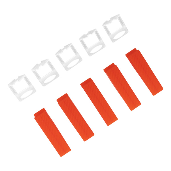 Комплект зажим + клин для системы выравнивания плитки СВП Ворота XL, 200/100 шт. в пакете Matrix цена