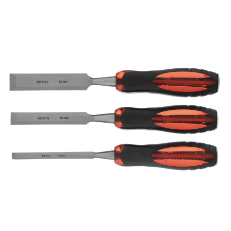 Набор долот-стамесок плоских "Тигровый глаз", 3 шт, 8-16-22 мм Matrix цена