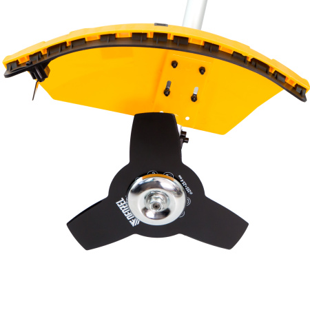 Триммер бензиновый DR-43, 43 см3, неразъемная штанга, состоит из 2 частей Denzel цена