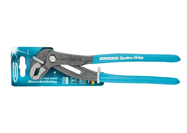 Клещи переставные Quattro-Gripp 260 мм, быстрозажимной механизм Gross