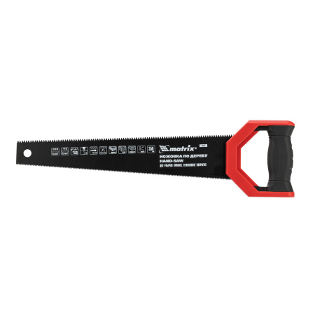 Ножовка по дереву UNIVERSAL, 350 мм, две рабочие кромки 13-14 TPI и 7-8 TPI, тефлоновое покрытие Matrix цена