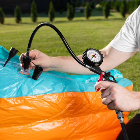 Компрессор воздушный DL1100 1.1 кВт, 180 л/мин, с набором аксессуаров Denzel