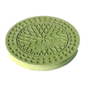 Люк крышка 400 П зеленая