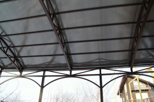 Поликарбонат сотовый 6 мм 2.1х12 м цвет бронзовый