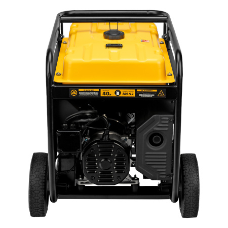 Генератор бензиновый PS-120EA, 12 кВт,230 В, 40л, разъем ATS,эл.старт Denzel