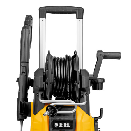 Моечная машина высокого давления R-200D, 2400 Вт, 200 бар, 420 л/ч, с барабаном// Denzel