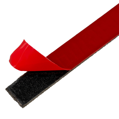 Лента клейкая на вспененной основе, двусторонняя черная усиленная, 9 мм х 5 м Matrix цена