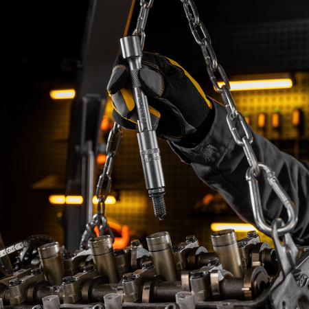 Набор инструментов, 1/2", 1/4", CrV, S2, пластиковый кейс, 100 предметов Denzel