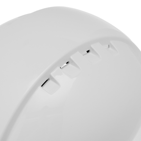 Каска защитная ударопрочная, ABS/PC, плавная регулировка, модель «Форвард» (К-05)белая Denzel цена