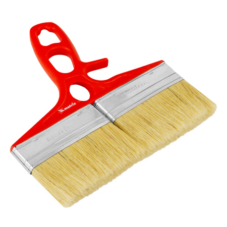 Кисть флейцевая для лаков, 200 x 12, натуральная щетина, пластиковая ручка Color line Matrix цена