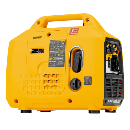 Генератор инверторный GS-1100iS, 1,1 кВт, 230 В, закрытый корпус, ручной старт DENZEL