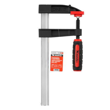 Струбцина F-образная, 200 х 80 х 280 мм Matrix цена