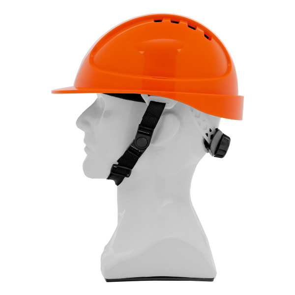 Каска защитная ударопрочная, ABS/PC, плавная регулировка, модель «Форвард» (К-05)оранж. Denzel цена